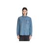 Levis Cool Series Casual Versatile Loose Fit Long Sleeve Shirt Women Shirts Blue 002Z2-0001