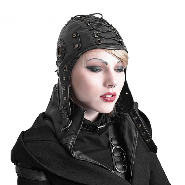 Steampunk Earflap Hat Bomber Hat Steampunk Hat With Goggles Men TrapperHat
