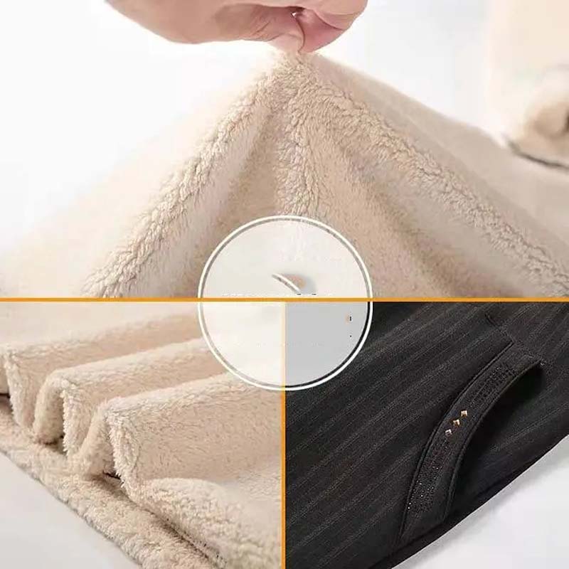XL-8XL Oversize Kalhoty pro volný čas Ženy Dlouhé Volné Kalhoty Vysoký Pas Dámské Nové Zimní Kalhoty Dámské Strečové Kalhoty Jehněčí fleece