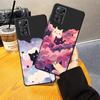 Phone Cover Case for Xiaomi Redmi Note 14 9 8 7 13 Pro Plus K40 K80 12 11 Pro 12C 13C 10 11S 14C 12S A4 A5 A1 A2 A3 Black Cat