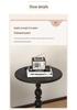 Nordic Retro Iron Art Round Coffee Table - Living Room, Sofa Side Table, Bedroom Bedside Table