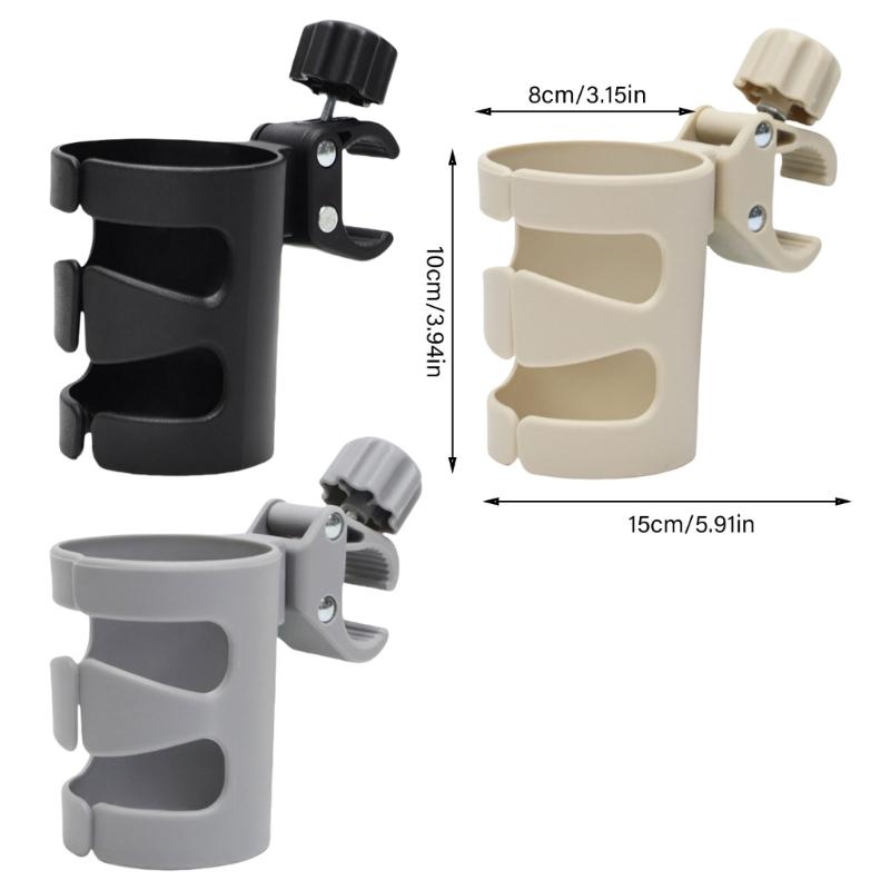 Universal Baby Strollers Cup Holder Convenient and Adjustable Pram Cart Drink Organiser for Bottles Coffee and Beverages