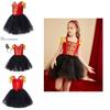 Elegant Nutcracker Dress With Sequin Accents Cosplay Outfit For Girls On Halloween