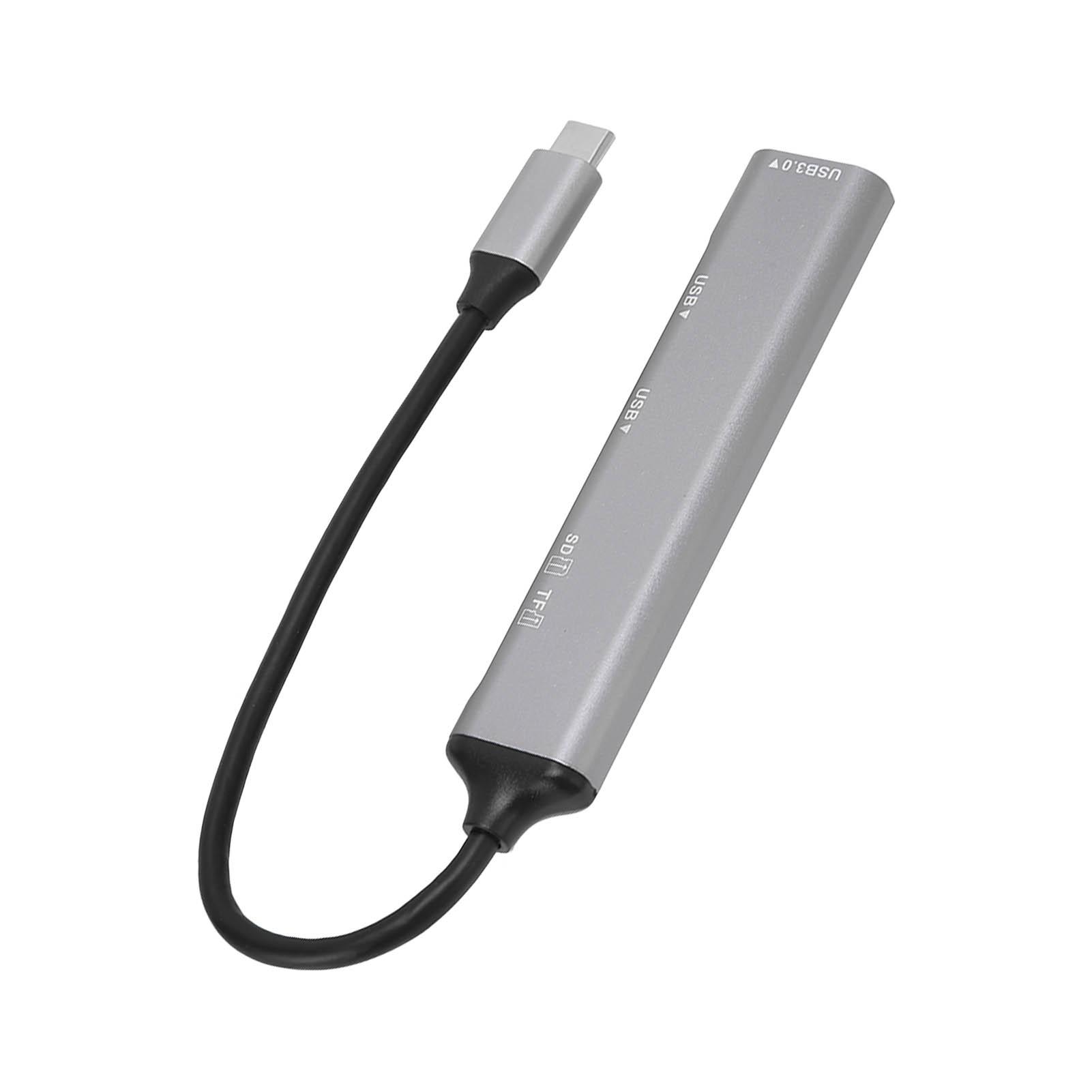 USB C Hub 5 in 1 Plug and Play Type C Hub Metal Electronics Type C Docking Station USB C Adapter for for