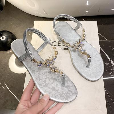 Fashion 2025 Summer Flat Sandals for Women Buckle Strap Women's Sandals Daily Beach Party Shoes for Women Outdoor Light Women's Shoes