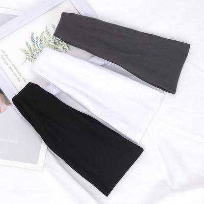 New Women Headband Wide Knitted Cotton Sport  Elastic Hair Bands Yoga Hairband Makeup Hair Hoop Vintag Headwrap Hair Accessories