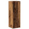 Corner Shelf Vintage Wood Look 33 X 33 X 100 Cm Engineered Wood