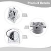 Powerful Ventilation 4 Inch Kitchen Exhaust Fan for Window and Wall Efficient Ventilation for Kitchens and Bathrooms