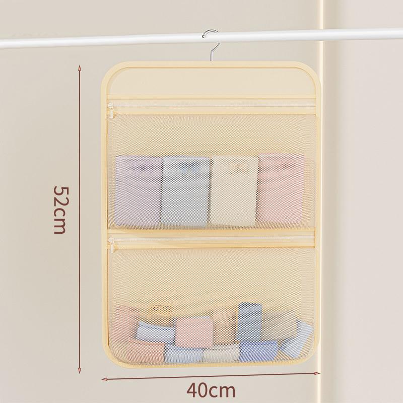 Hanging Clothes Organizer Bag - Multi-Pocket Underwear Socks Storage For HomeDormitory Wardrobe - Durable Space-Saving Design 1339₽