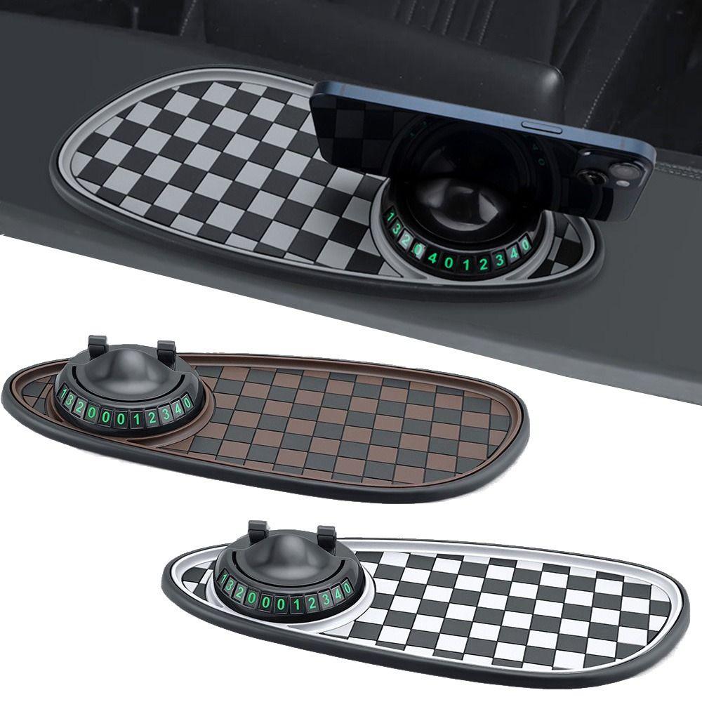 Stable Car Dashboard Phone Holder 360-Degree Rotation Auto Phone Stand  Keys