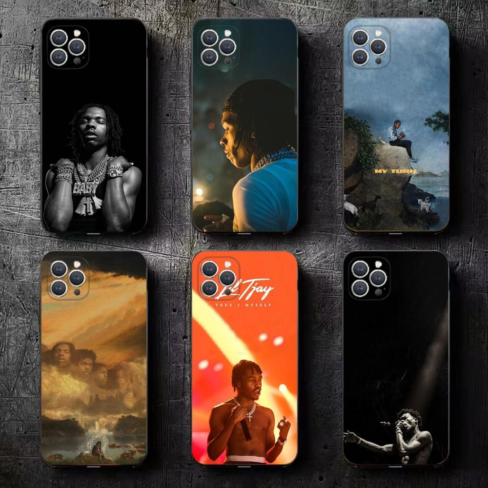 Rappe L-Lil Baby Phone Case For iPhone 16,15,14,13,12,11,Plus,Pro Max,XS,X,XR,SE,Mini,8,7 Soft Silicone Black Cover