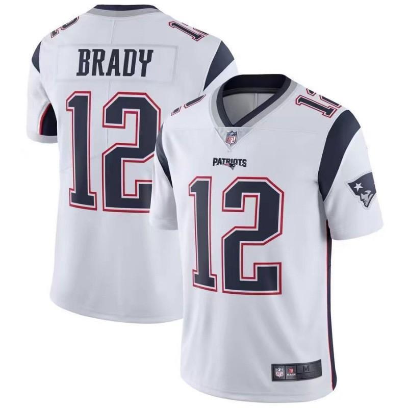Mens New England Patriots 12 Brady Football Jersey - Multiple Colors Sizes