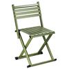 Portable Ultralight Folding Stool with Backrest - Dual-Use for Camping, Fishing, and Barbecue
