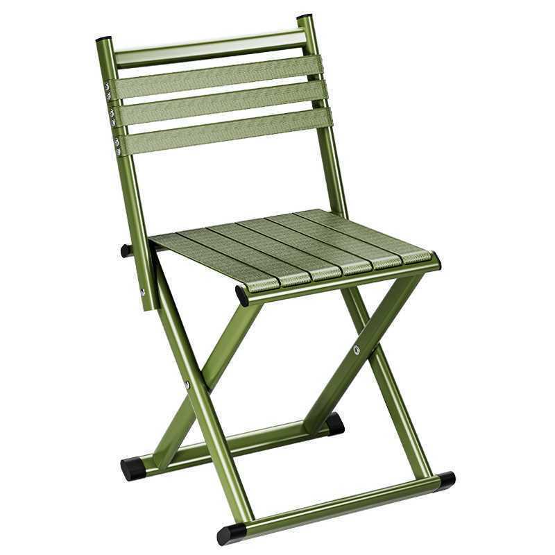 Portable Ultralight Folding Stool with Backrest - Dual-Use for Camping, Fishing, and Barbecue