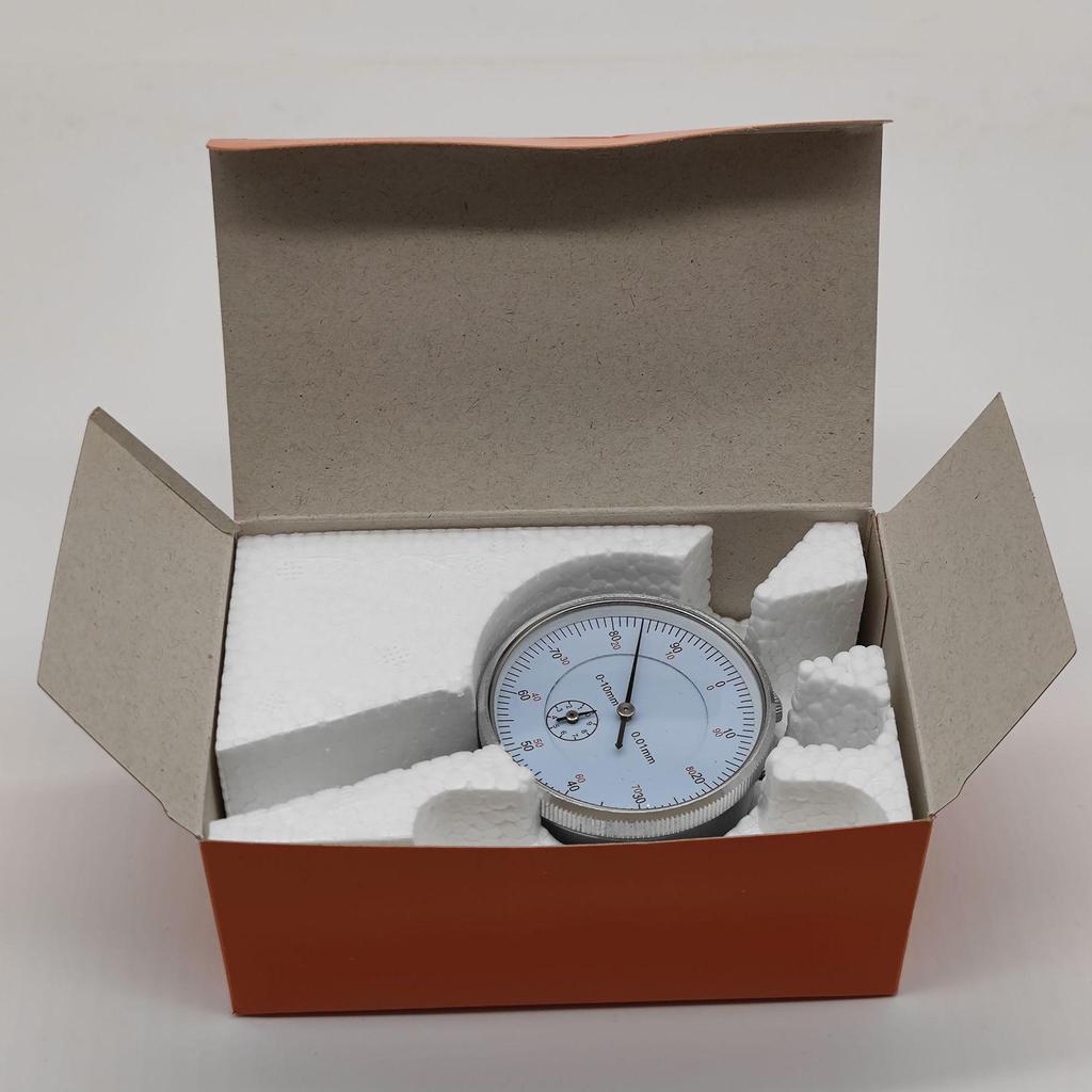 Mechanical Dial Indicator with Universal Magnetic Base, 0-10mm Range, 0.01mm Accuracy