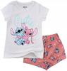 STITCH STICZ PAJAMAS for Girls, SHORT SLEEVE, SHORTS, Pink 104 D051ą