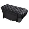 Ergonomic Waterproof Leather Car Armrest Cushion Pad With Elastic Band Easy Installation And Spacious Organizer Pockets
