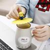 Leak-Proof & Dust-Proof Ceramic Tea Cup Lid - Multi-Purpose Fresh-Keeping Seal