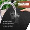 3pcs/Set Non-slip Mat Dining Table Mat Felt Table Mat Set Tableware Pad  Home Decor