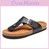 Sandalias de Mujer de Calidad Premium Zapatos Chanclas de Tira con Diseño Atemporal