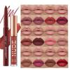 Langmanni 2-Piece Matte Lip Gloss & Liner Set - Long-lasting, Non-Transferable Makeup