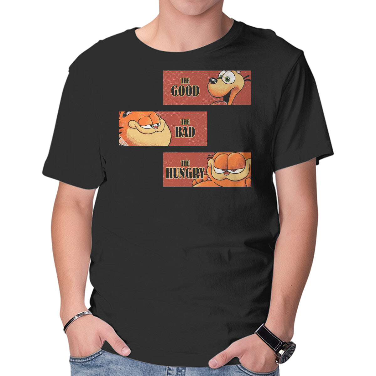 Unisex Crew Neck T-Shirt Good Bad Hungry Graphic Short Sleeve Casual Tee XXL
