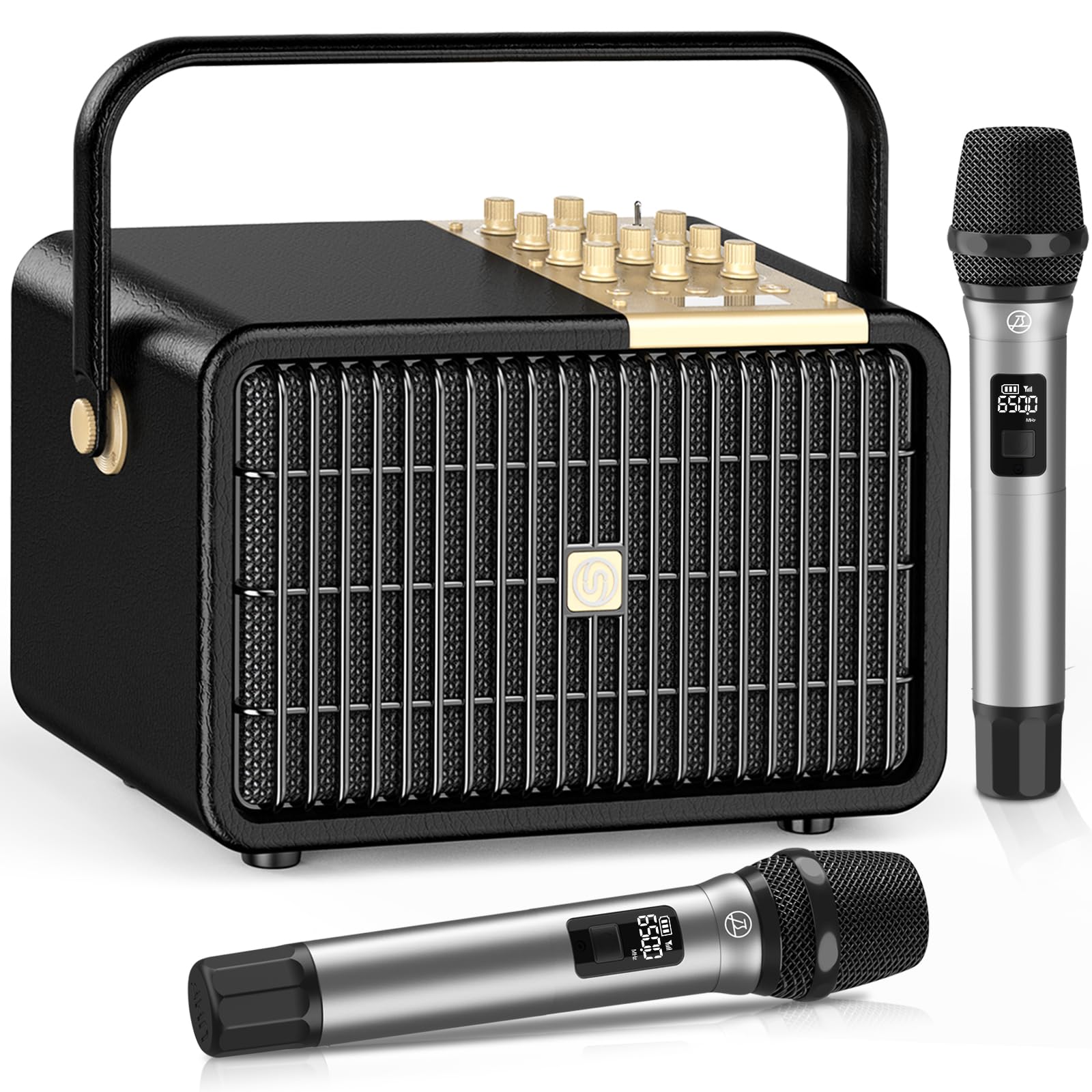 320W maksimālās jaudas karaoke aparāts ar