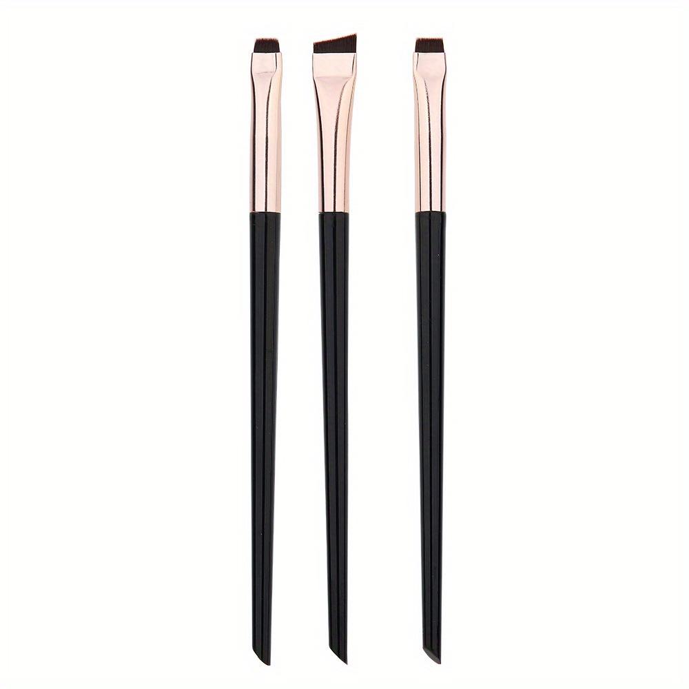 Ultra-Thin Angled Eyebrow Brush Precision Synthetic Bristles for Eyeliner & Tinting - Vegan, Zero cruelty multi-functional tool.Multipurpose Tool