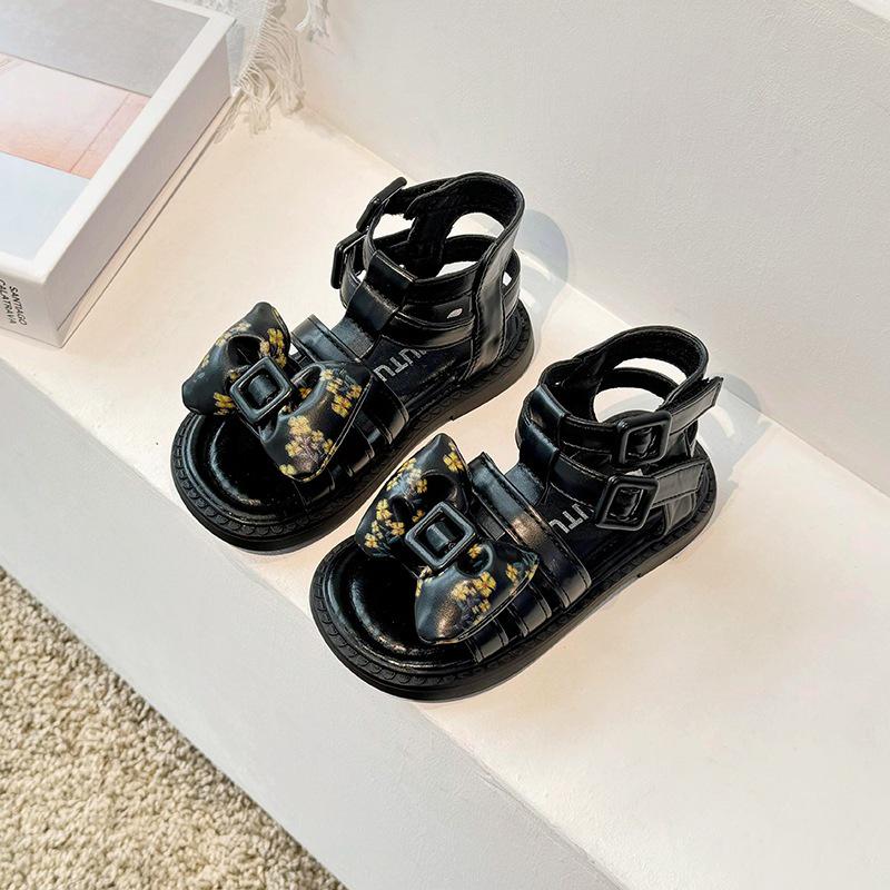 2026 Stylish Summer Roman Sandals for Little Girls - Soft Sole Princess Baby Shoes 24