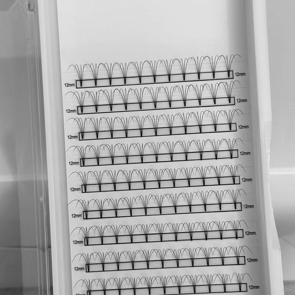 Dark Black Premade Extensions 0.07 0.10 3D 4D 5D 6D Curl Eyelash Extension Korean Pbt Eyelash Extensions