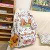 Cartoon Capybara Backpack For Girls Boys Student Teenager Children Rucksack Cute Casual Lightweight School Bags Kids Gifts
