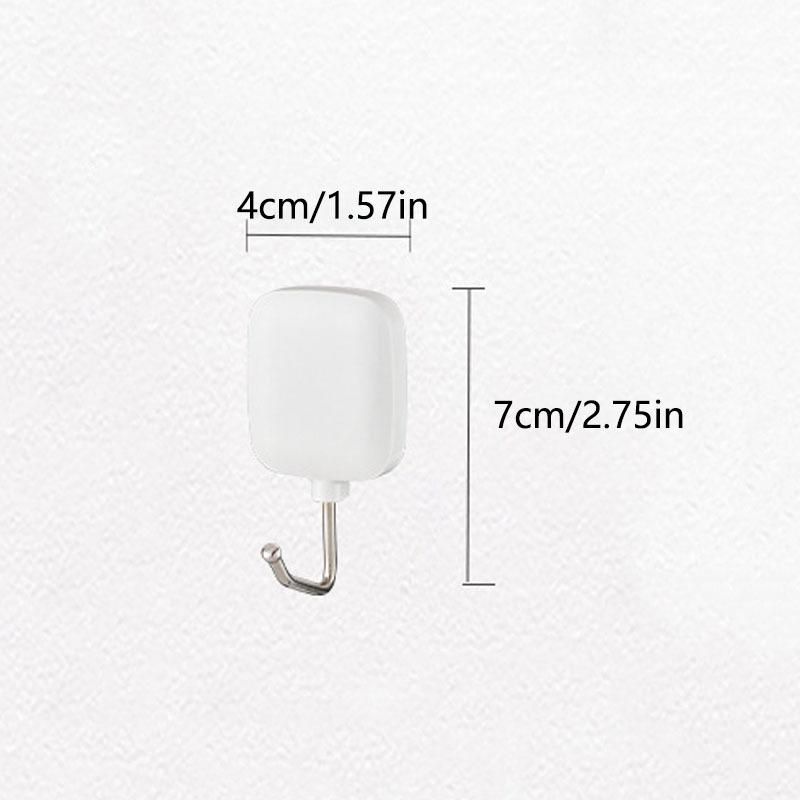 2pcs Strong Magnetic Hook Punch-free Refrigerator Magnetic Hook Non-sticky Hook Magnetic Hook