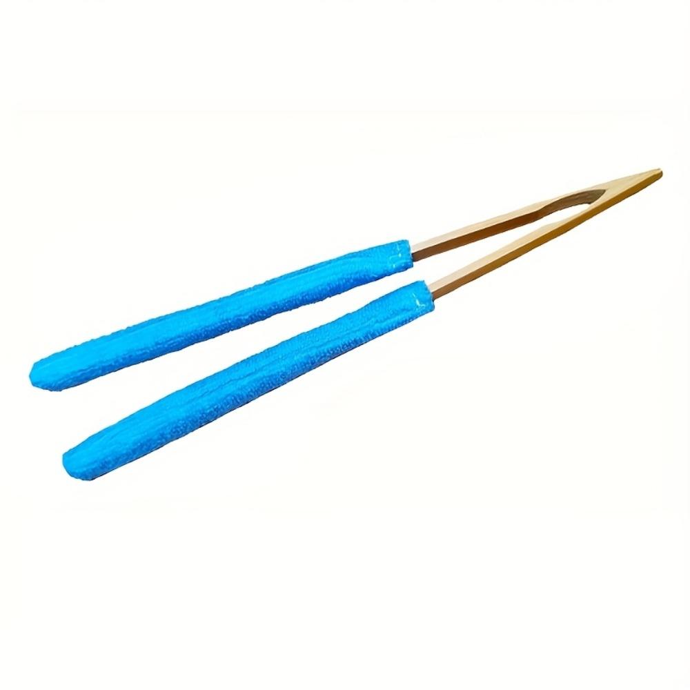 

1PC Microfiber Towel Cloth Cover Removal Bamboo Clip Leaf Cleaning Clip Multi-functional Cleaning Brush Stick