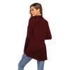 European & American Women's Slimming Mid-Length Long-Sleeved Cardigan