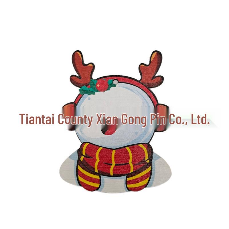 2024 Wooden Christmas Tree Desktop & Hanging Ornaments