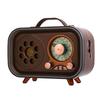 Retro Bluetooth Speaker Radio Rechargeable Portable AM FM SW Radio with Telescopic Antenna for Home Car