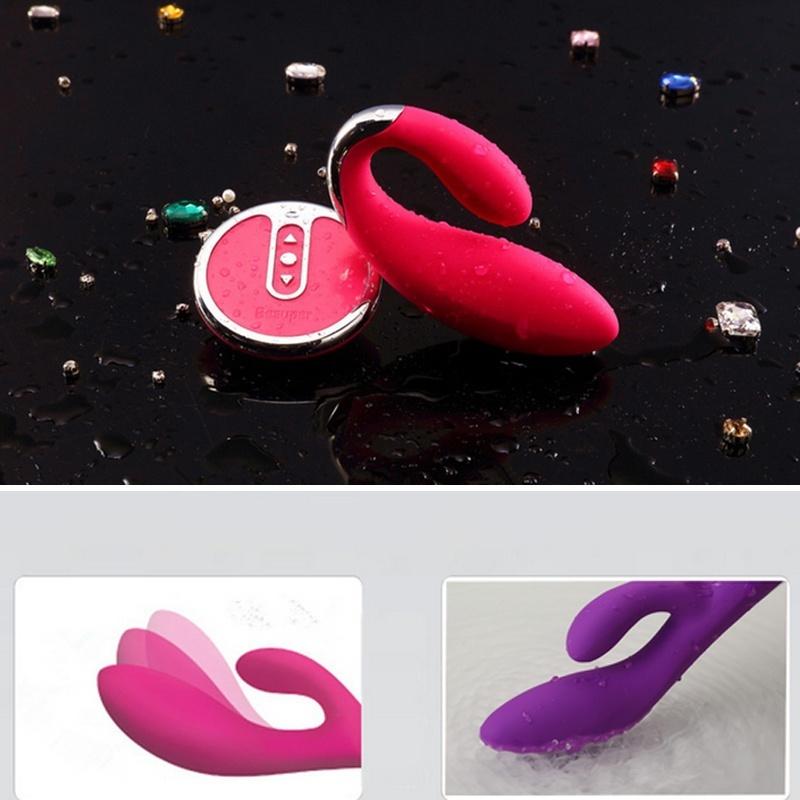 USB Rechargeable Wireless Remote Control Vibrators for Women GSpot Body Massage