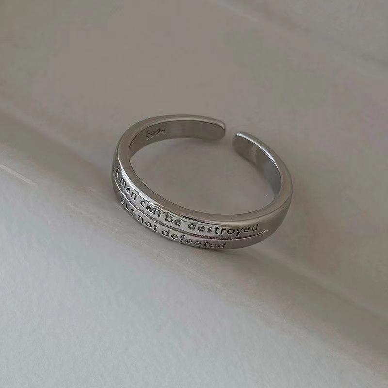 Women's Three-Piece Open Ring Set - Minimalist Design with Elegant Flair