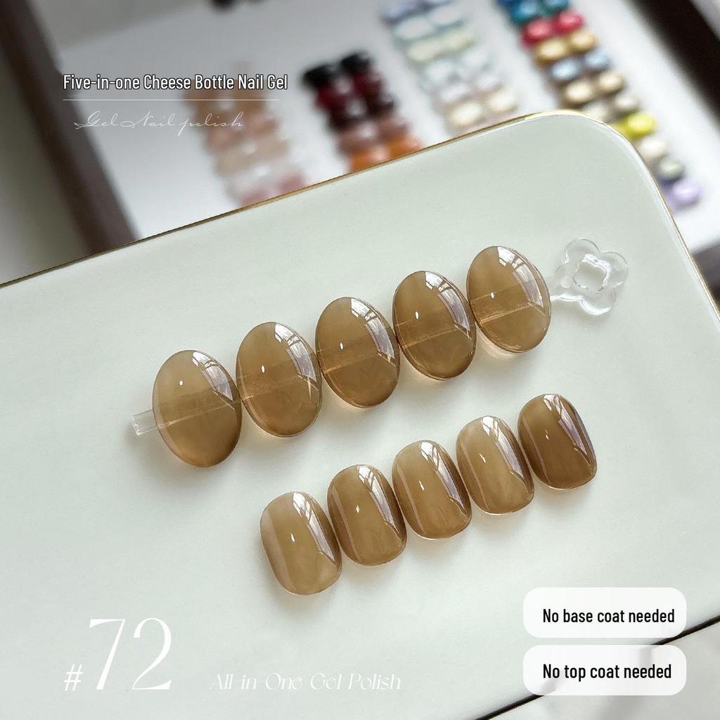 KaSi 2025 Autumn/Winter Sparkle Cat Eye Gel Polish - One-Step, Five-in-One Color for Nail Art