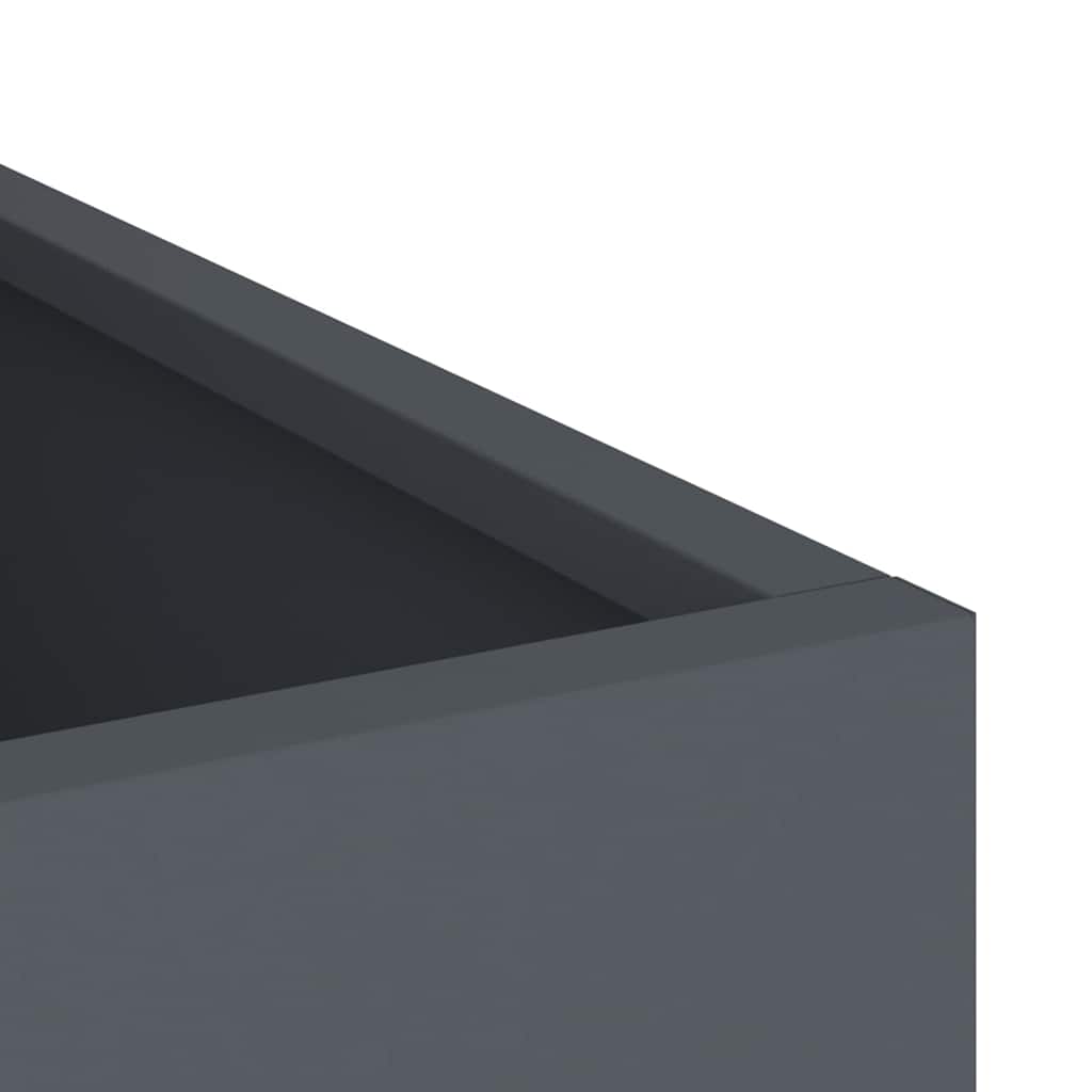 Garden Planter Anthracite 32 x 32 x 40 cm