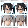 Bandai Spirits 30 Minutes Sisters The Idolmaster Shiny Colors Ensemble d'Options Coiffure et de Visage Mitsumine Yuka Yuya Kiriko [Pièces de Maquette en Plastique]