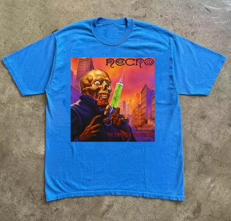 

Коллекция Necro Rap Tee Футболка с коротким рукавом Полный размер от S до 5XL Унисекс Футболка S