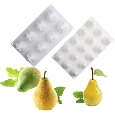 Fruit Series Mango Pear Silicone Mold For Baking Chocolate Mousse Cake Ice Cream Dessert Pastry Mould Non Stick Cake Decoration