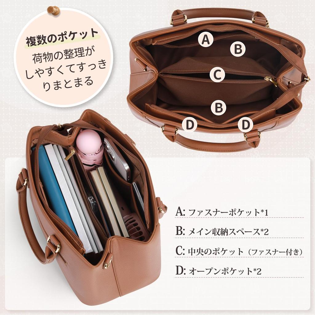 Shoulder Bag for with Mini PU for Brown [NUBILY] Women, Crossbody, Handbag, Pouch, Leather, Water-repellent, Stylish, Women, Business, Casual,