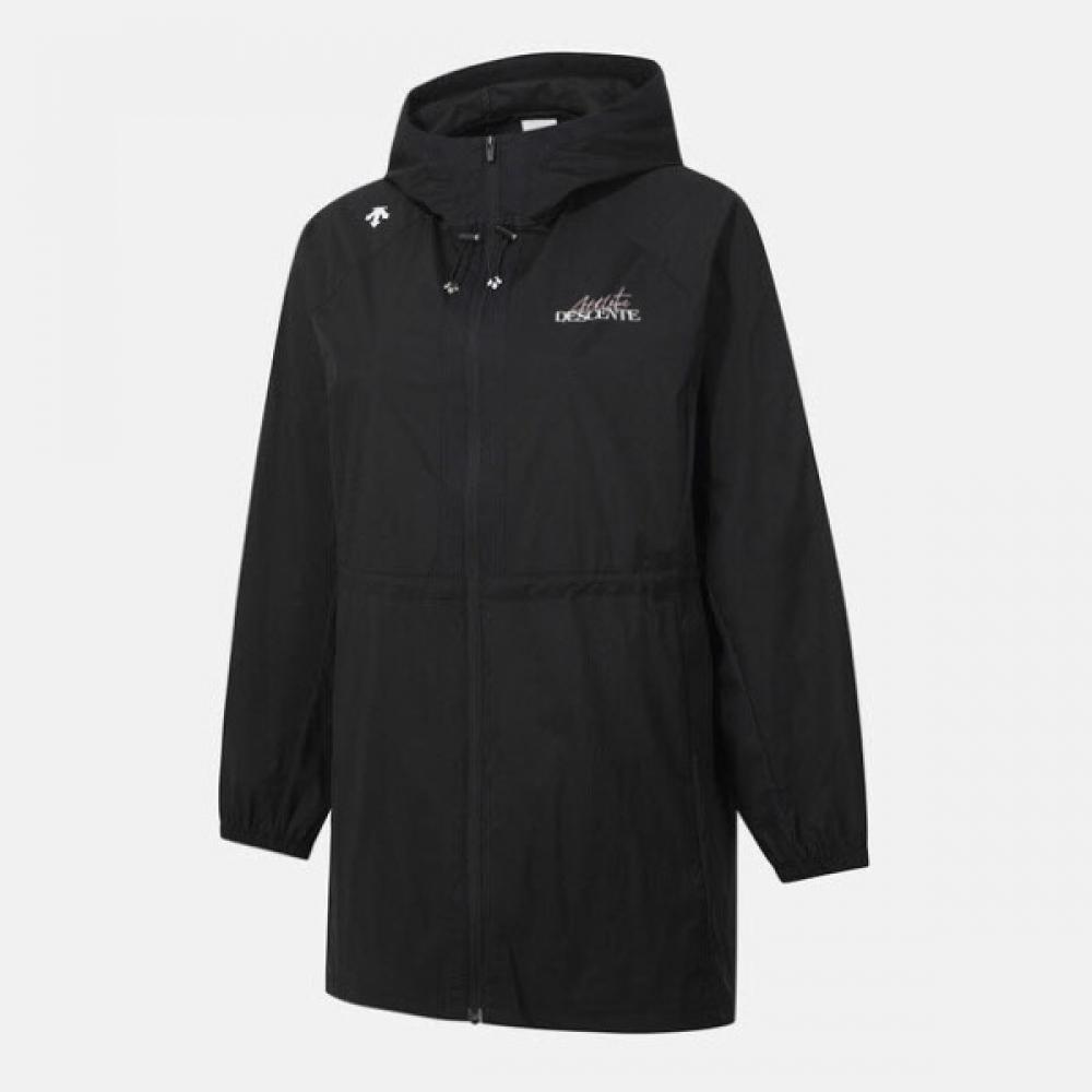 

DeScent WindShield Cqk Sq122pwb32 Blk Women S Sheer Long Windbreak Blac 80