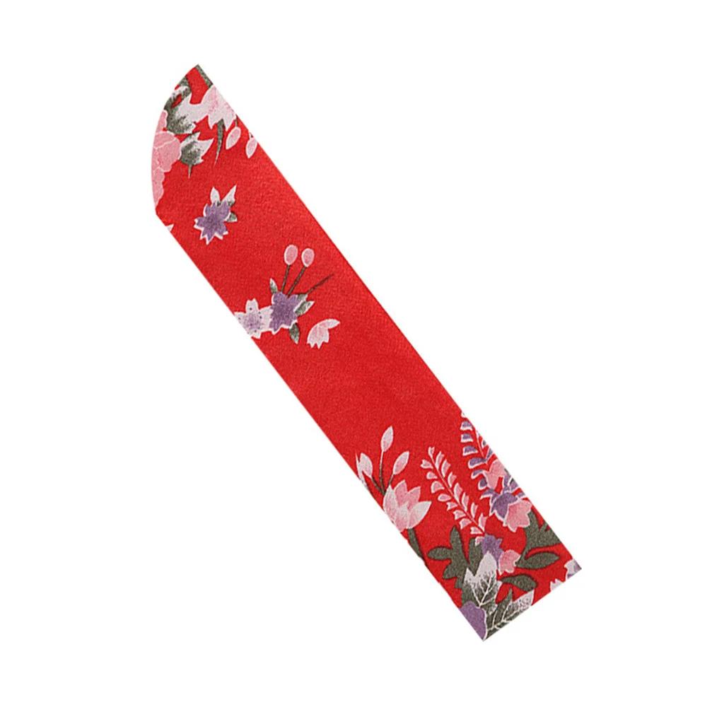 

Ретро элегантный складной держатель для ручного веера, пылезащитный защитный чехол, чехол для свадебных вечеринок, праздничных подарков, складной чехол для веера 24x4.5 cm