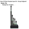Hex Shank PH2 Phillips Screwdriver Bit, S2 Alloy Steel, Phosphated, for Electric Screwdriver Impact Driver.