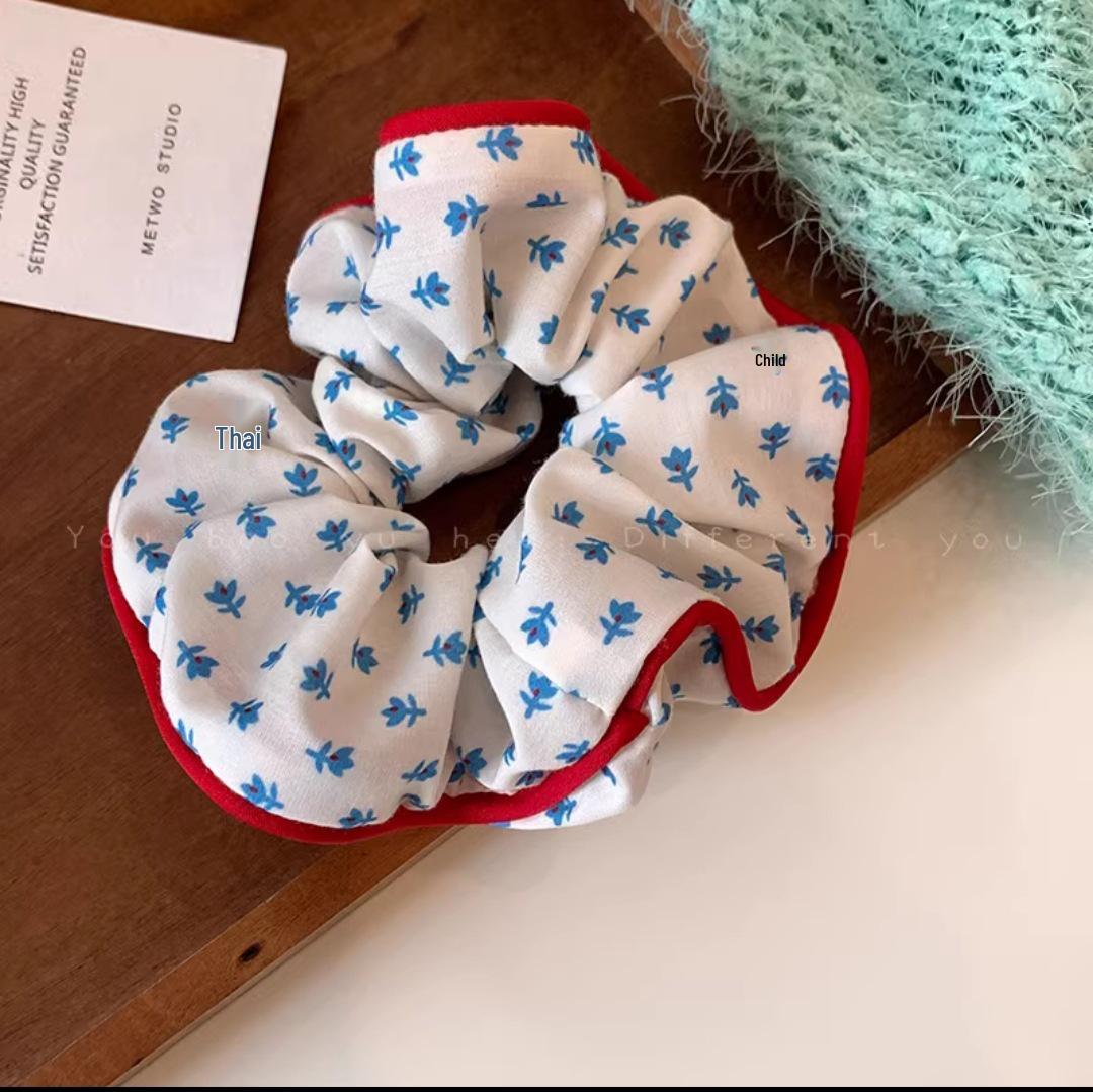 

Vibrant Floral Scrunchies: Non-Damaging Forest Style Hair Ties for Spring & Summer