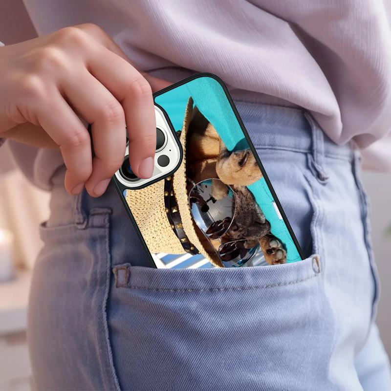 Animal Butterfly Dog Pug Phone Case For iPhone 17 Air 15 16e 14 13 Pro Max Coque 12 11 Pro Max PLUS Cover