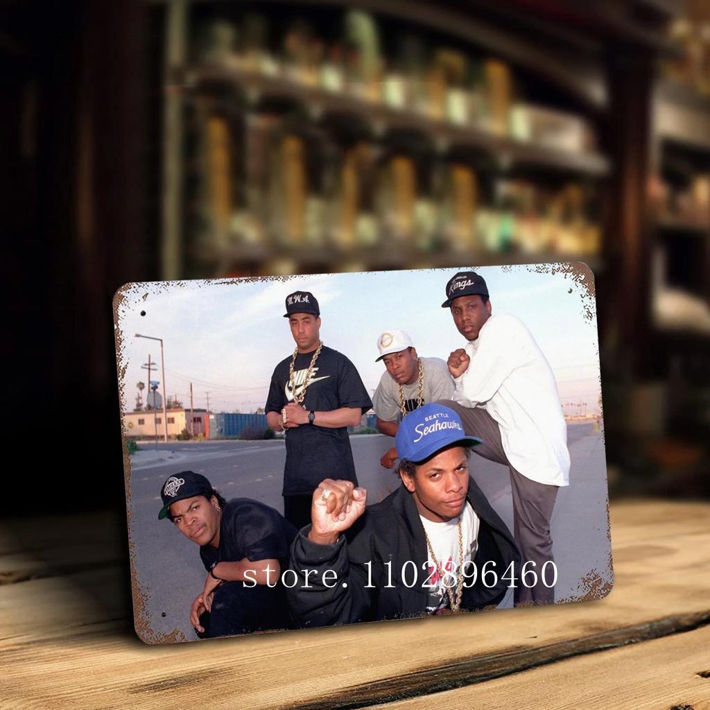 nwa Metal Plaques & Signs wall decor Vintage Tin Signs Captain Metal Poster Decor for Bar Pub Club Wall Decoration